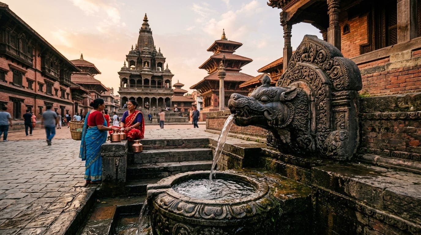 Ancient astrological inscriptions and cosmic charts in Nepal