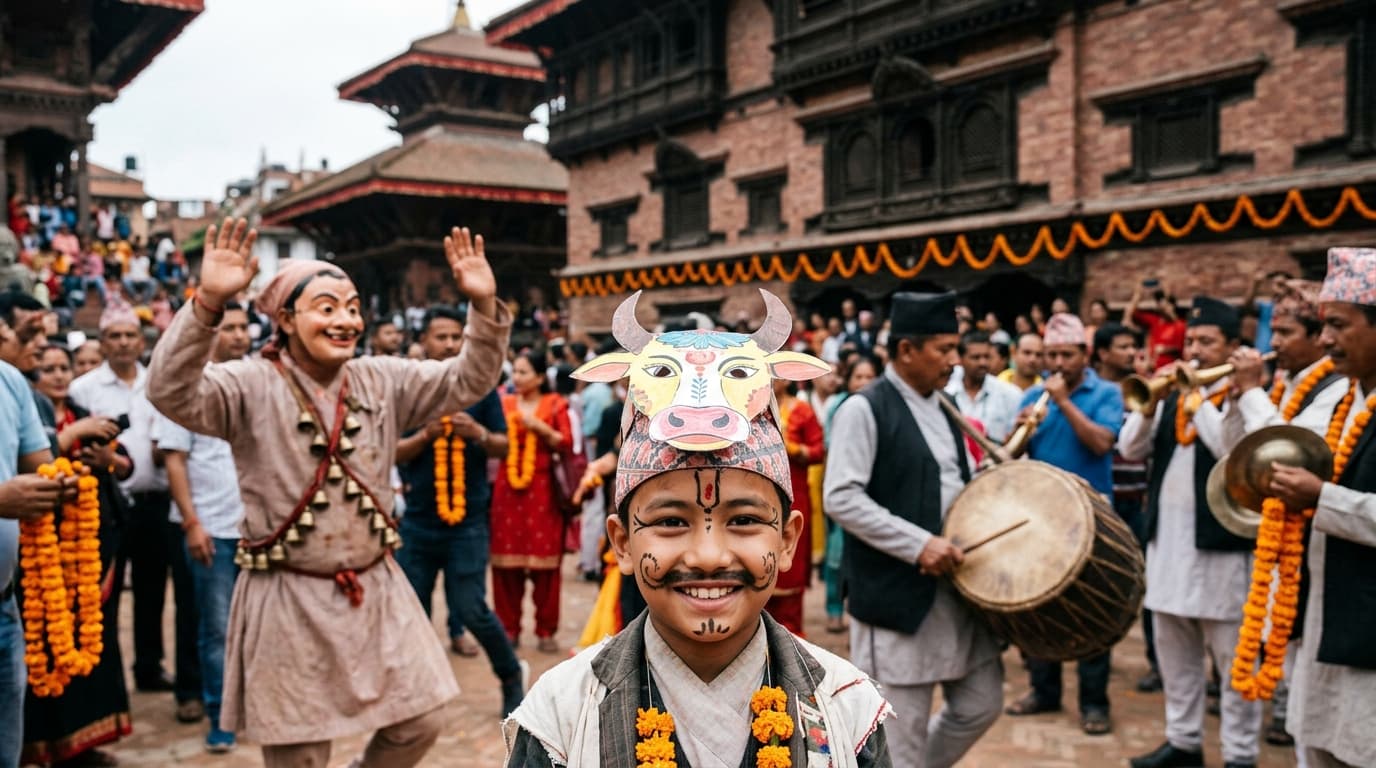 Gai Jatra — The Festival of Cows & Sacred Laughter
